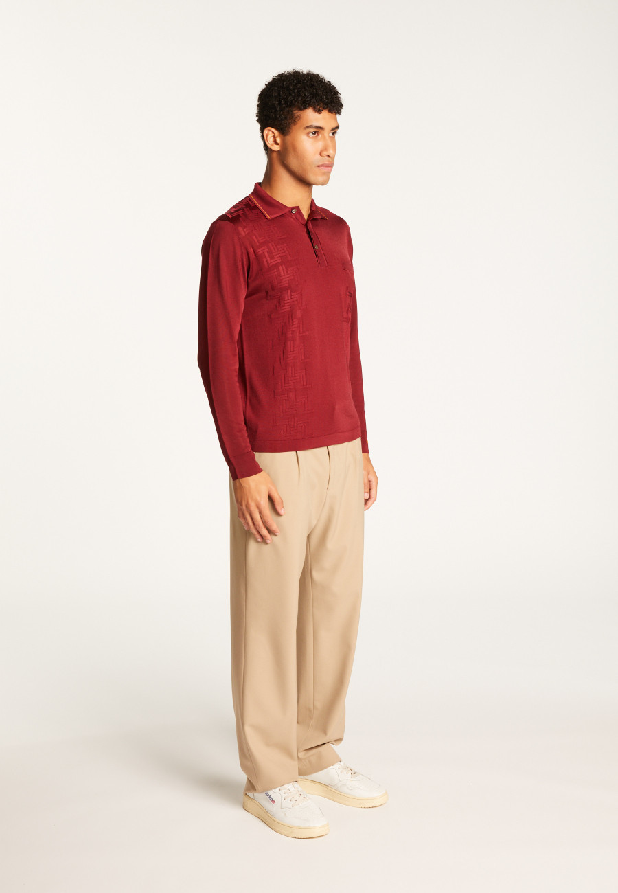 Polo Fil Lumière Padrões geométricos - Sten