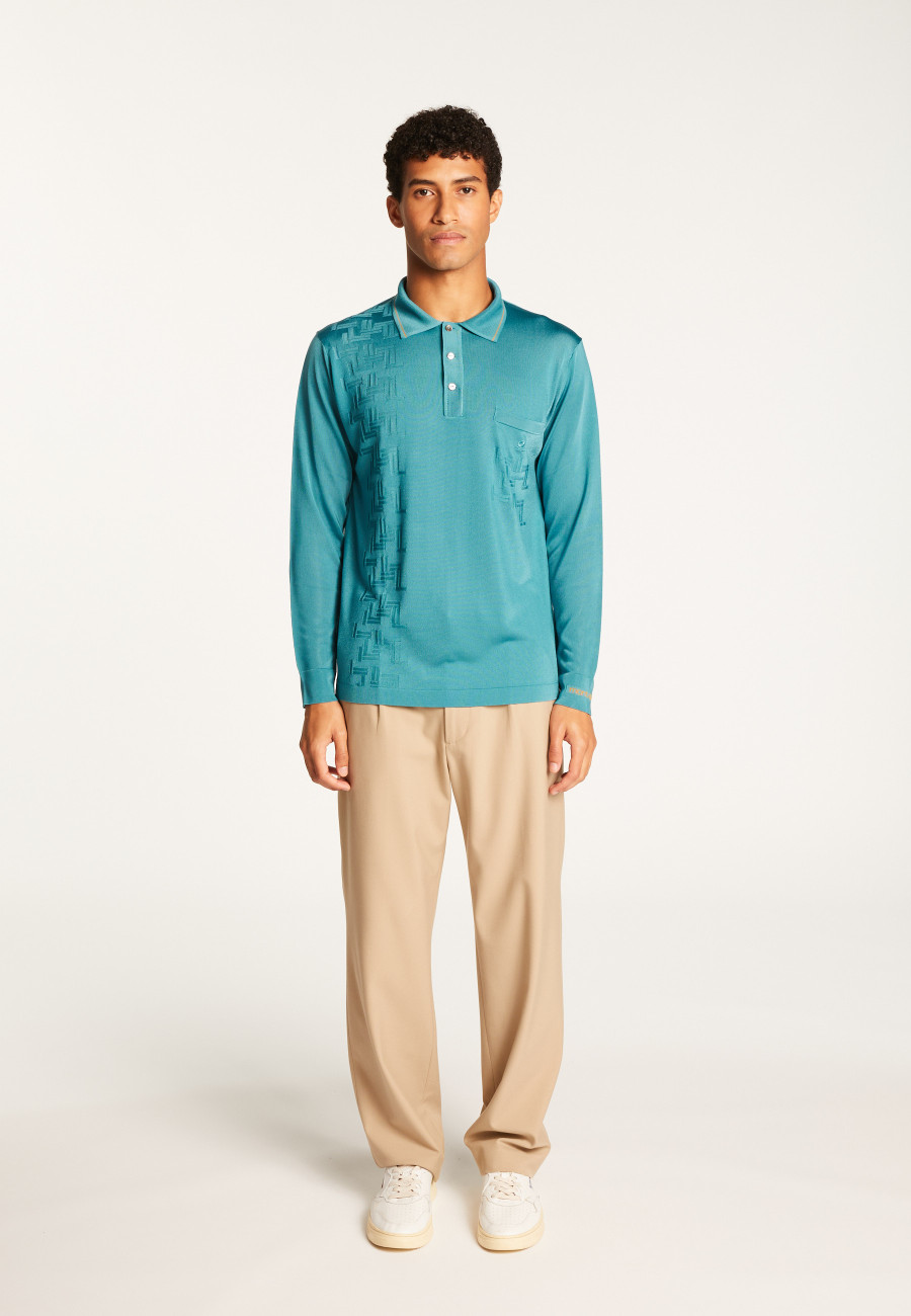 Polo Fil Lumière Padrões geométricos - Sten