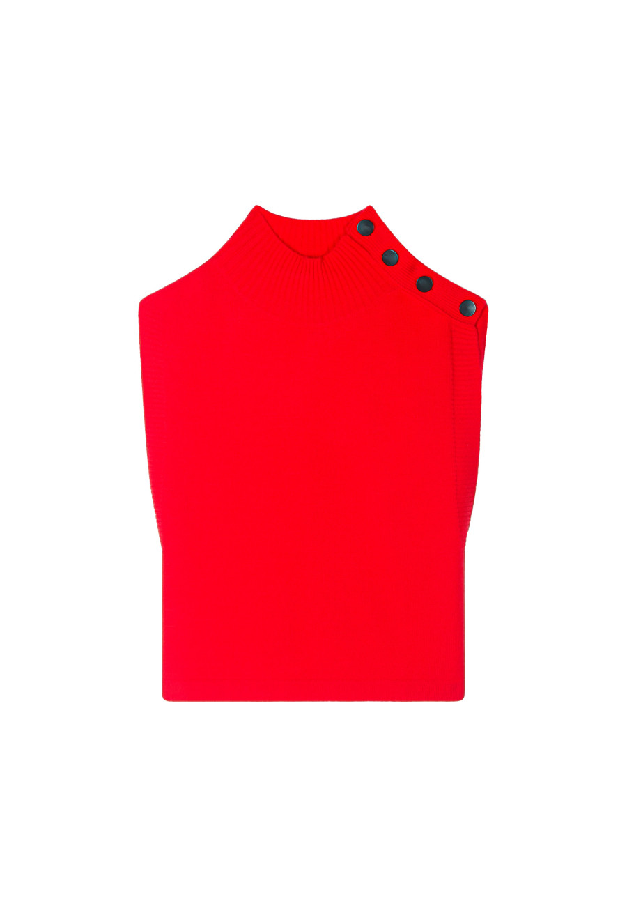 Suéter de lã sem mangas - Vero