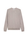 Pull col V en laine mérinos - Elmo