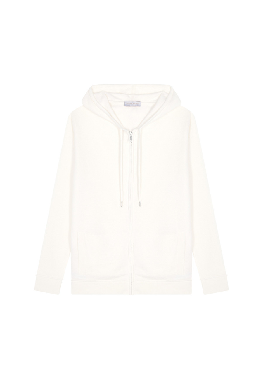 Cashmere Hooded Zip-Up Jacket - Emilien