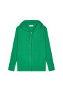 Cashmere Hooded Zip-Up Jacket - Emilien