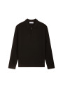 Cashmere Zip-Up Polo Shirt - Taylor