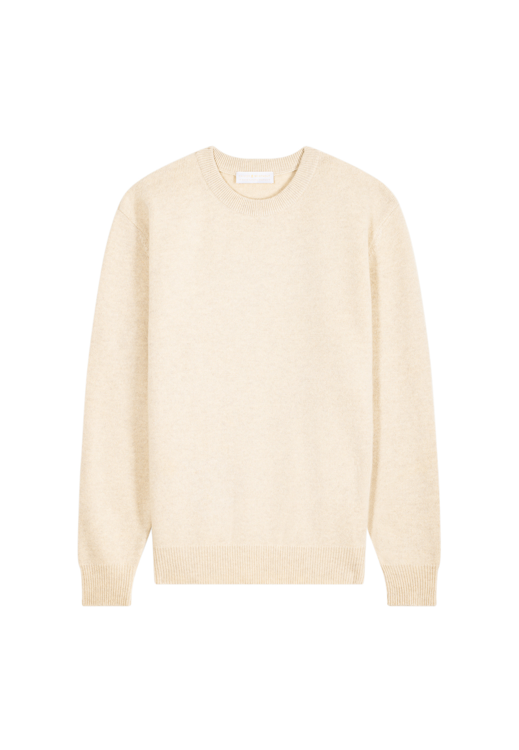 Pull col rond en laine mérinos  - Thomas