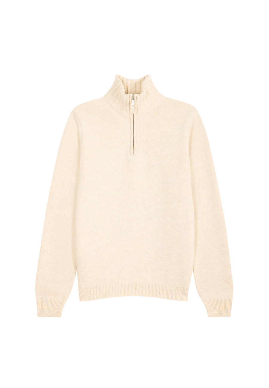 6-ply cashmere trucker sweater - Emiliano duo