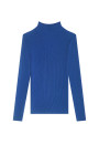 High neck sweater in wool blend - Reagan