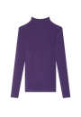 High neck sweater in wool blend - Reagan