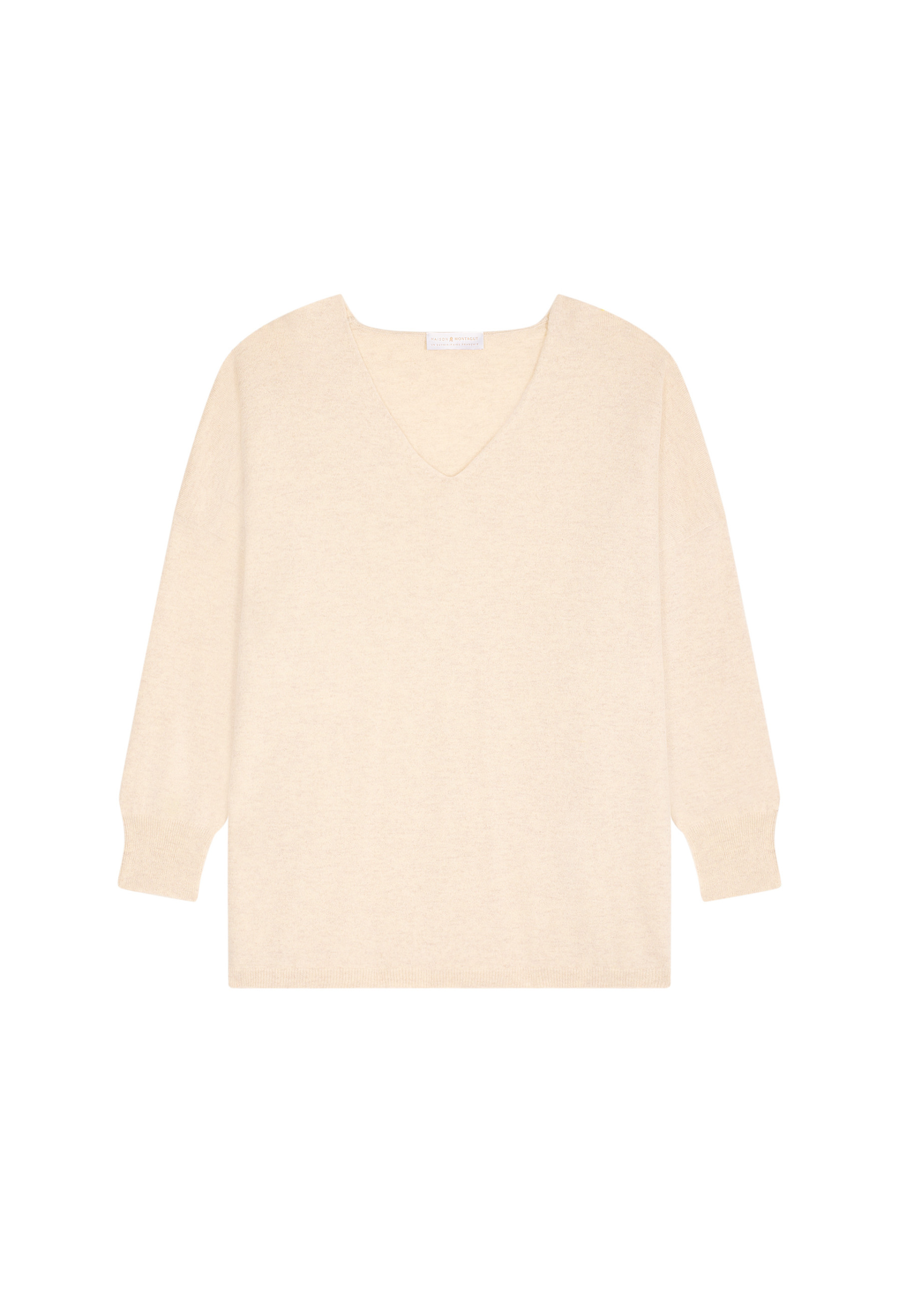 Pull col V oversize en cachemire - Apolline