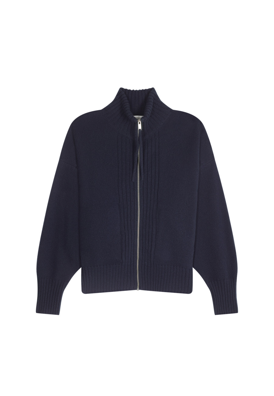 Cardigan de cashmere com zíper - Agnes Duo