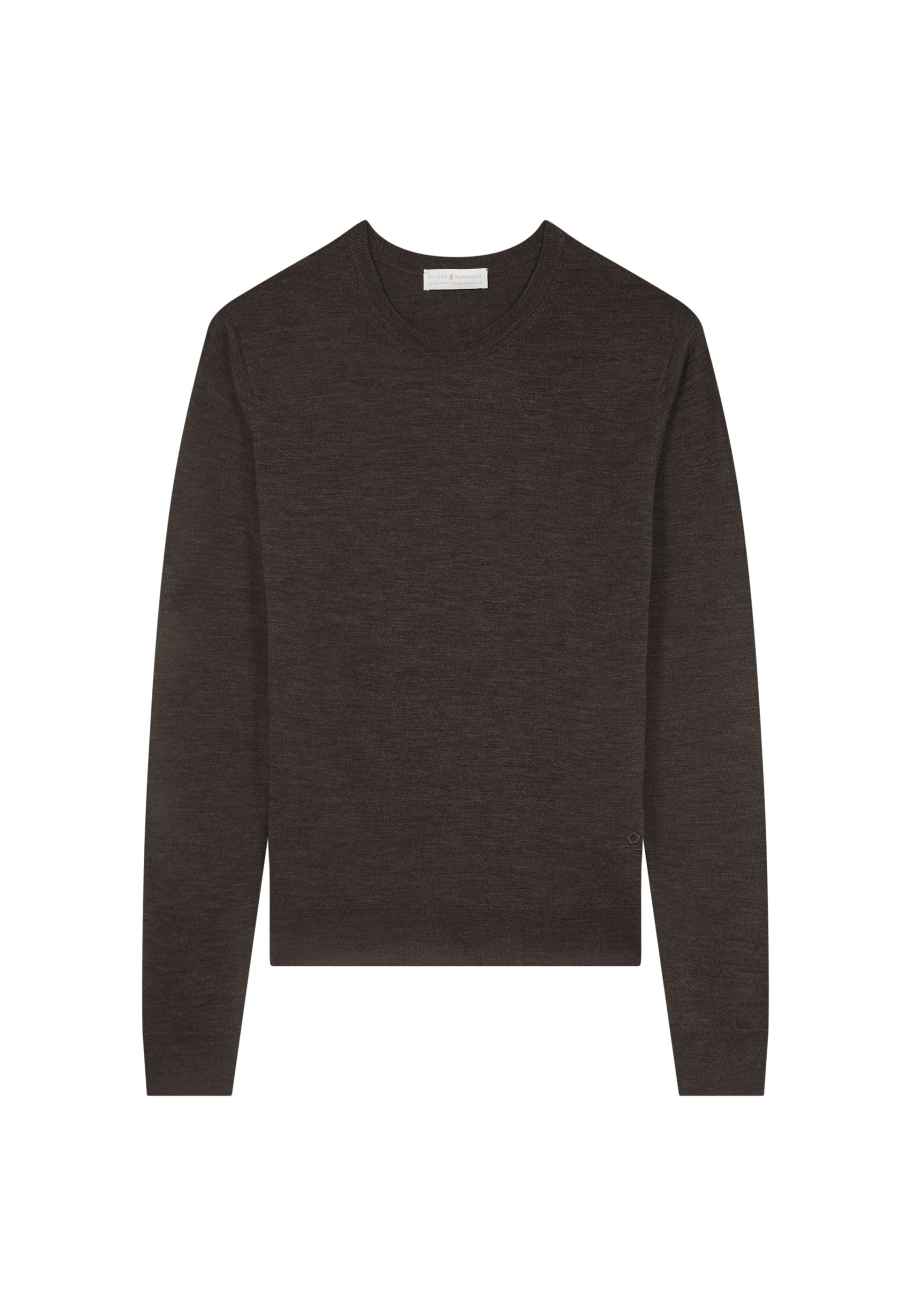 Pull col rond en laine mérinos - Eddie