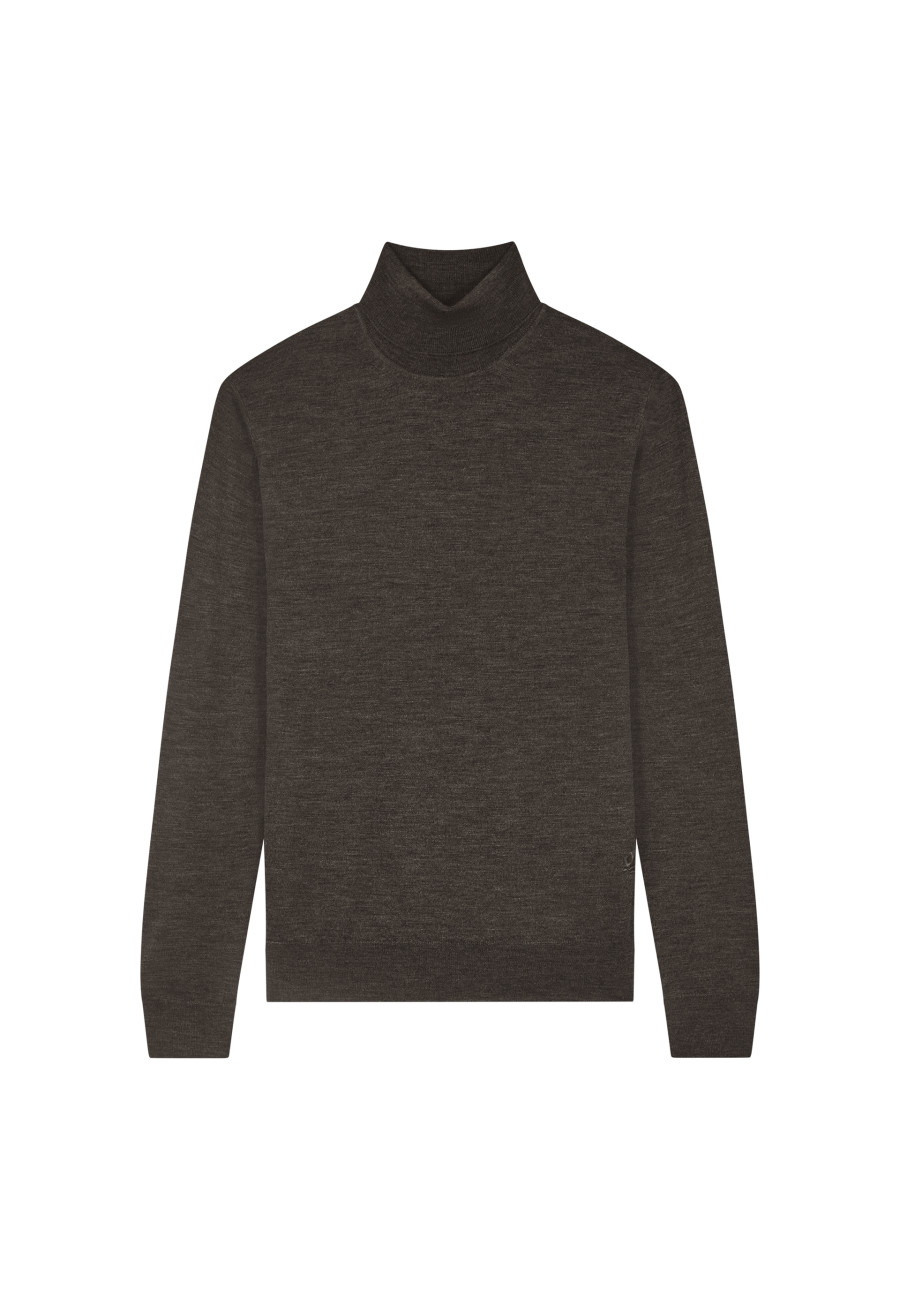 Merino Wool Turtleneck Sweater - Enzo