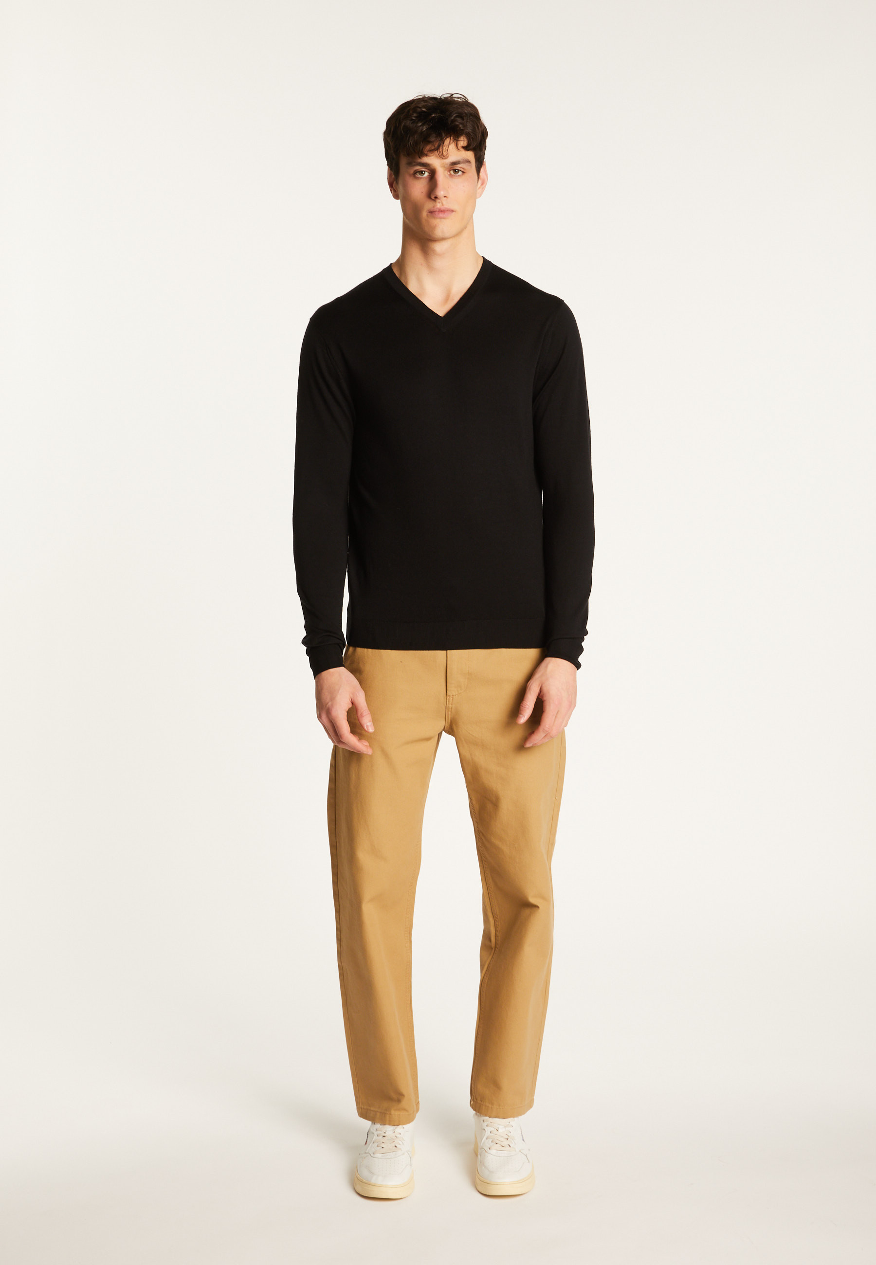 Pull manches longues en laine mérinos - Elmo