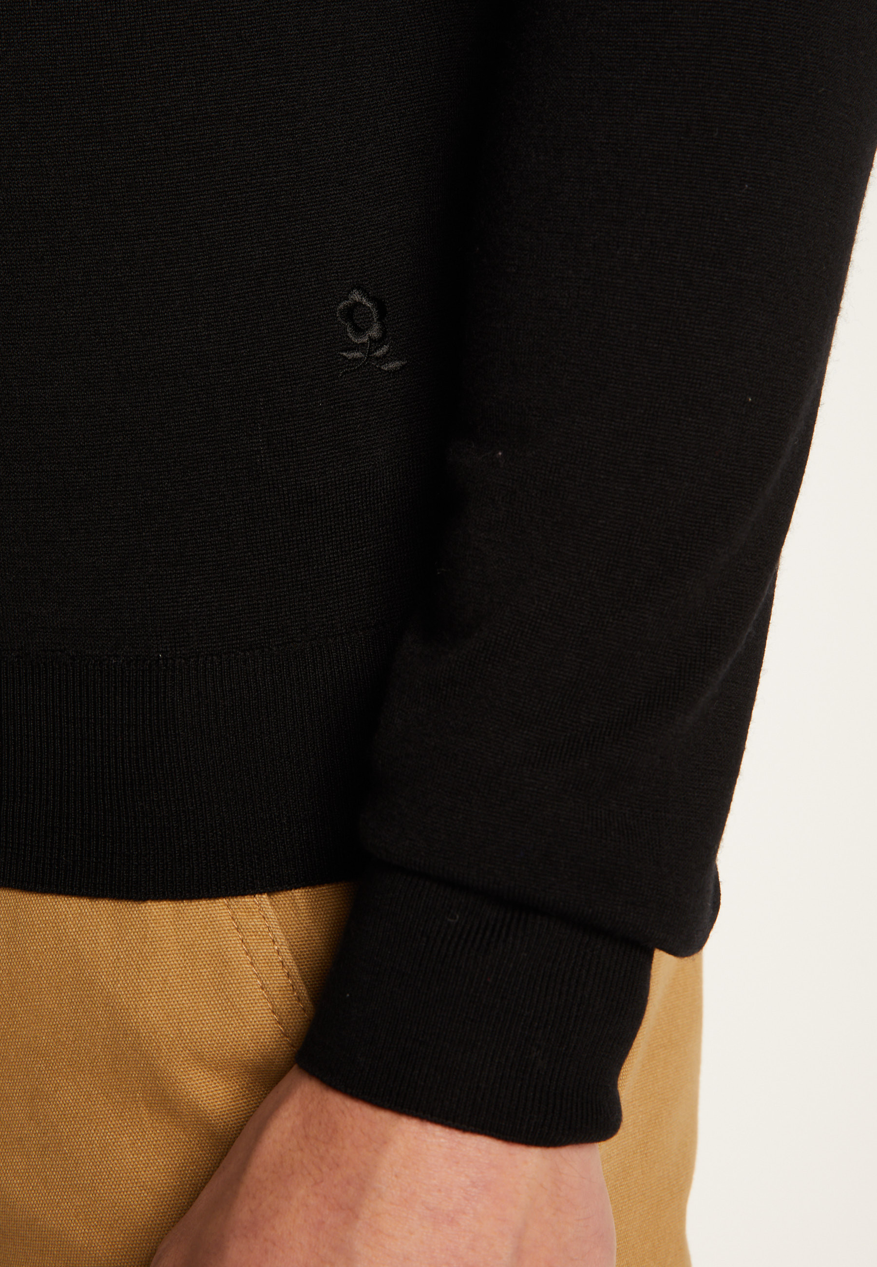 Pull col rond en laine mérinos - Eddie