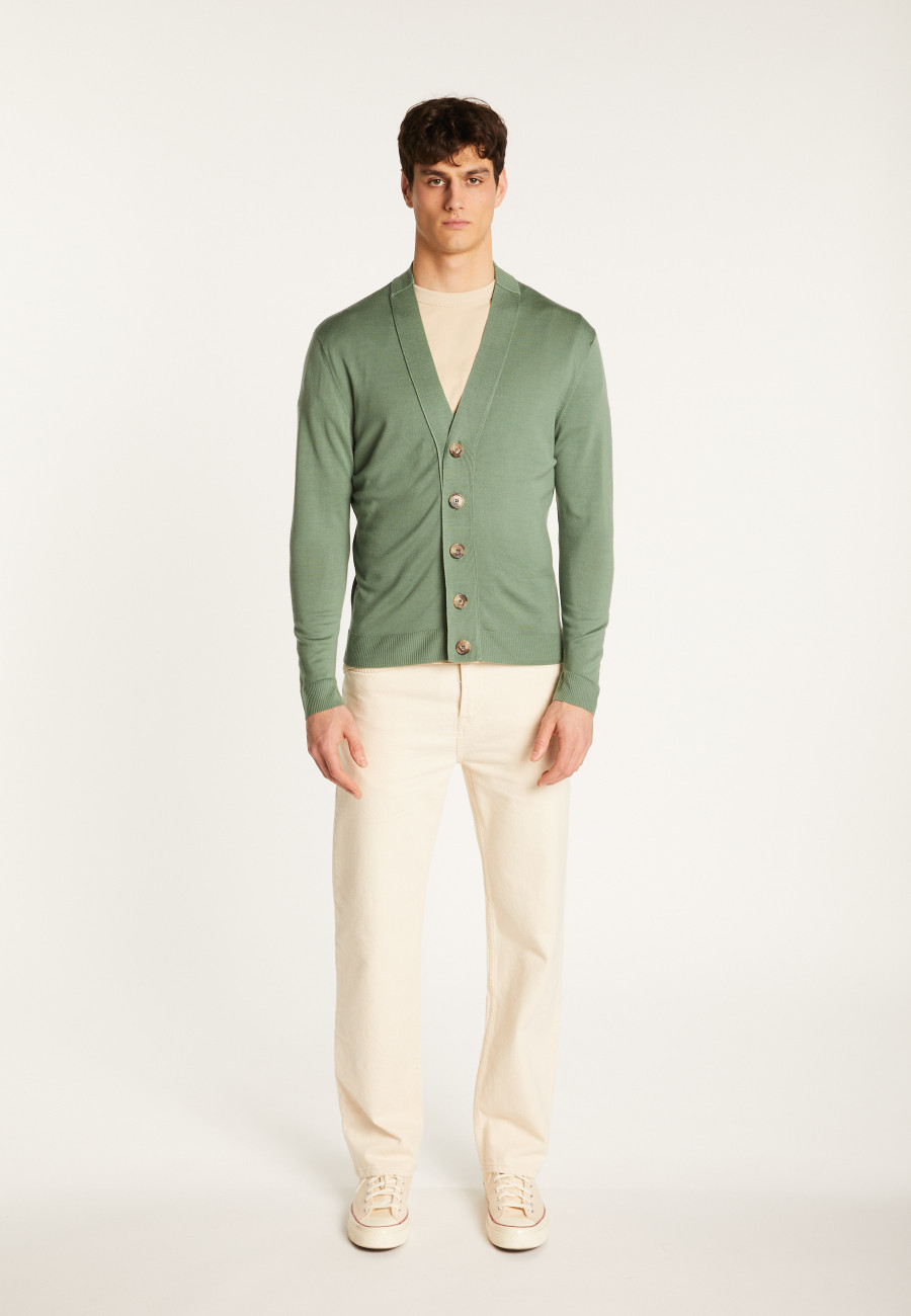 Cardigan de lã Merino - Eugène