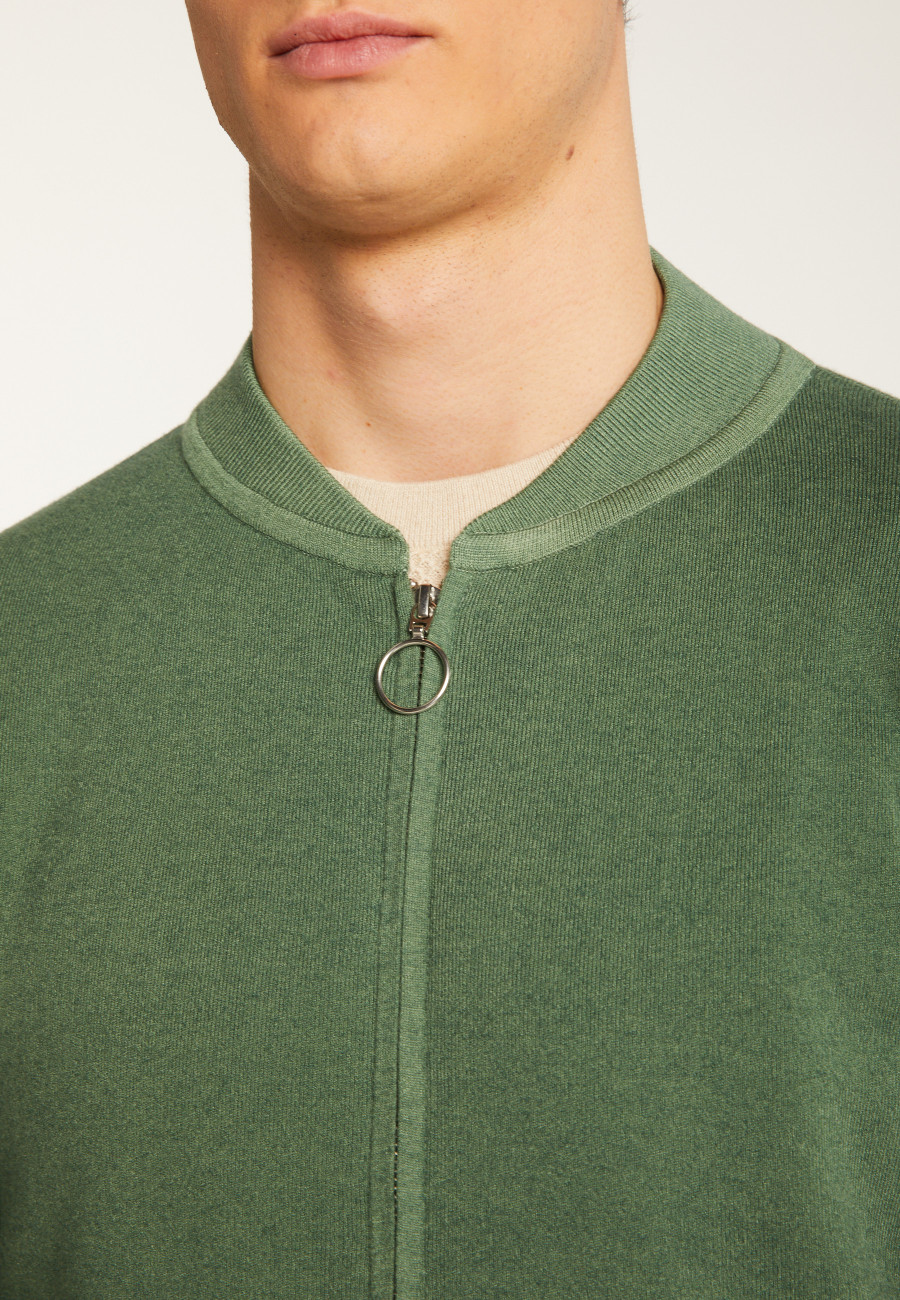 Wool blend zip up jacket - Madison