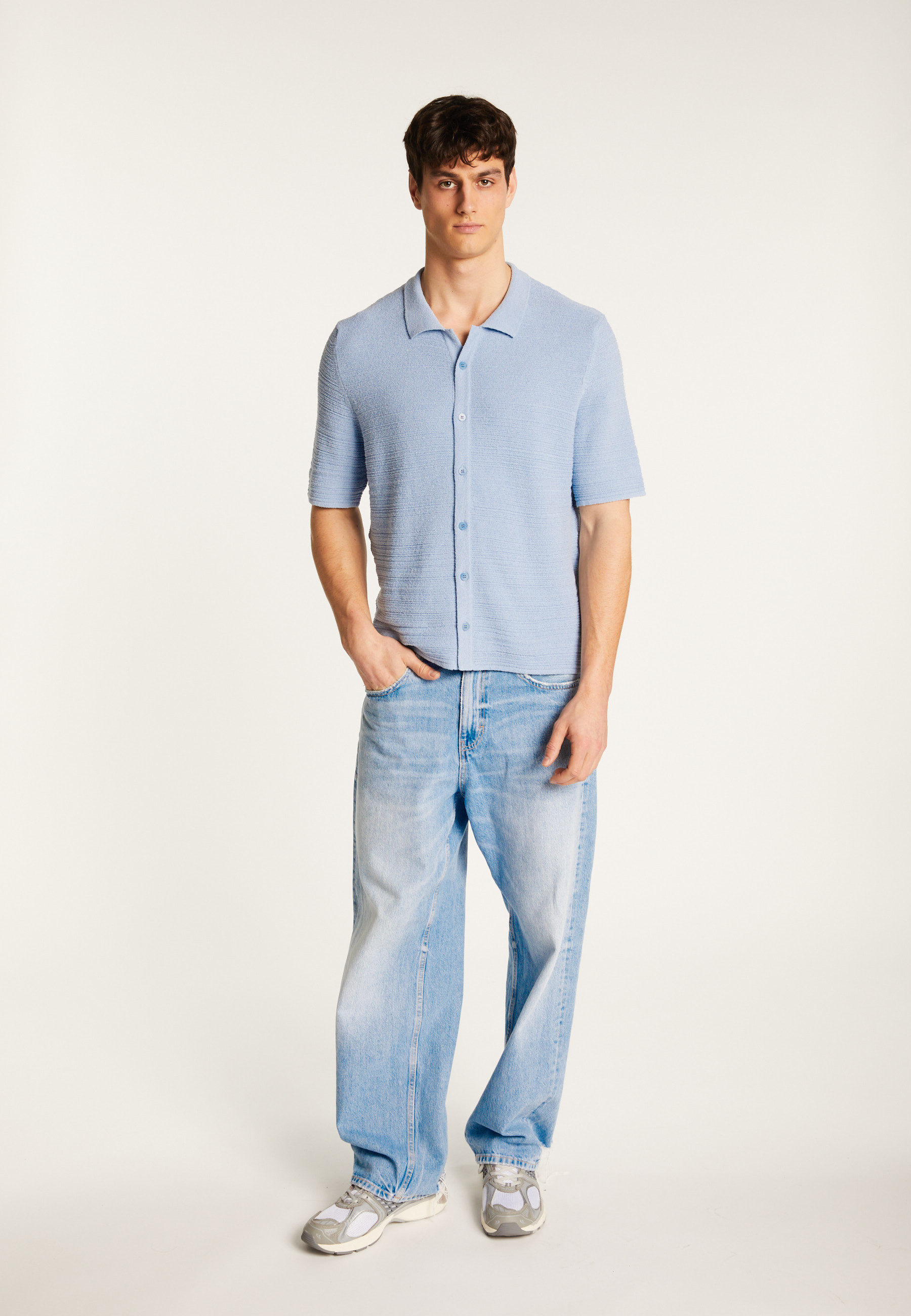 Chemise en coton - Marin