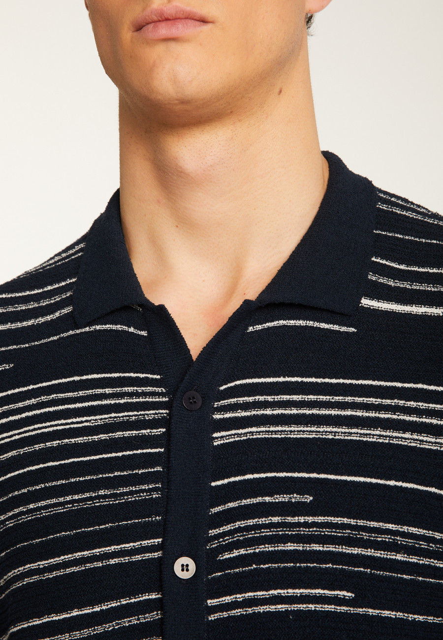 Camisa de algodão - Marino