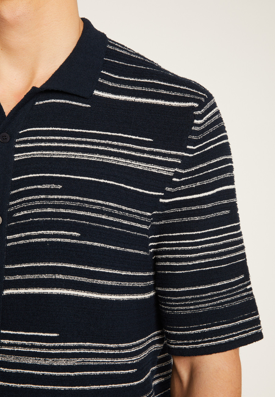 Camisa de algodão - Marino