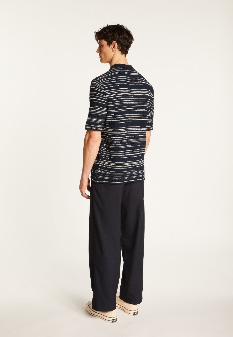 Camisa de algodão - Marino