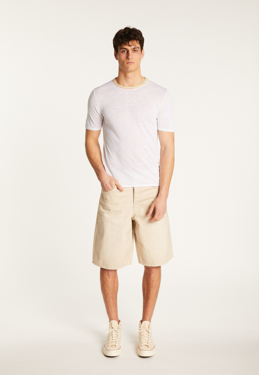 T-shirtin wool blend - Mauro