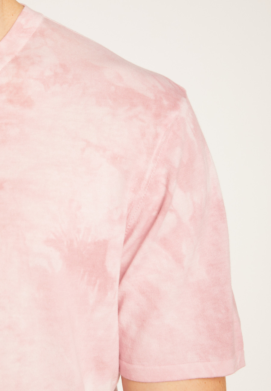 Cotton V-neck T-shirt - Malo