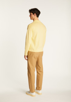 Long sleeve cotton polo shirt - Maxime