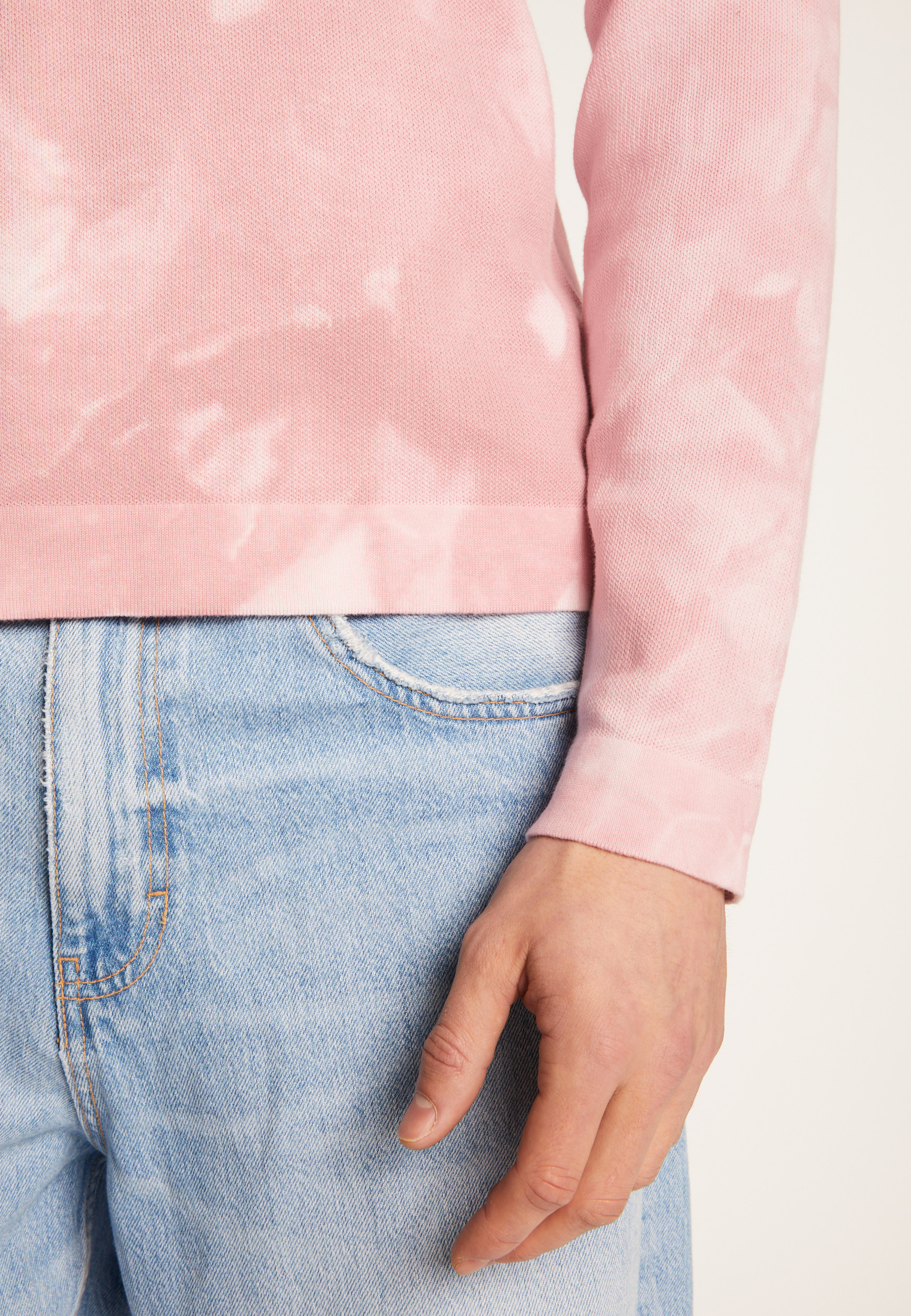 Long sleeve cotton polo shirt - Maxime