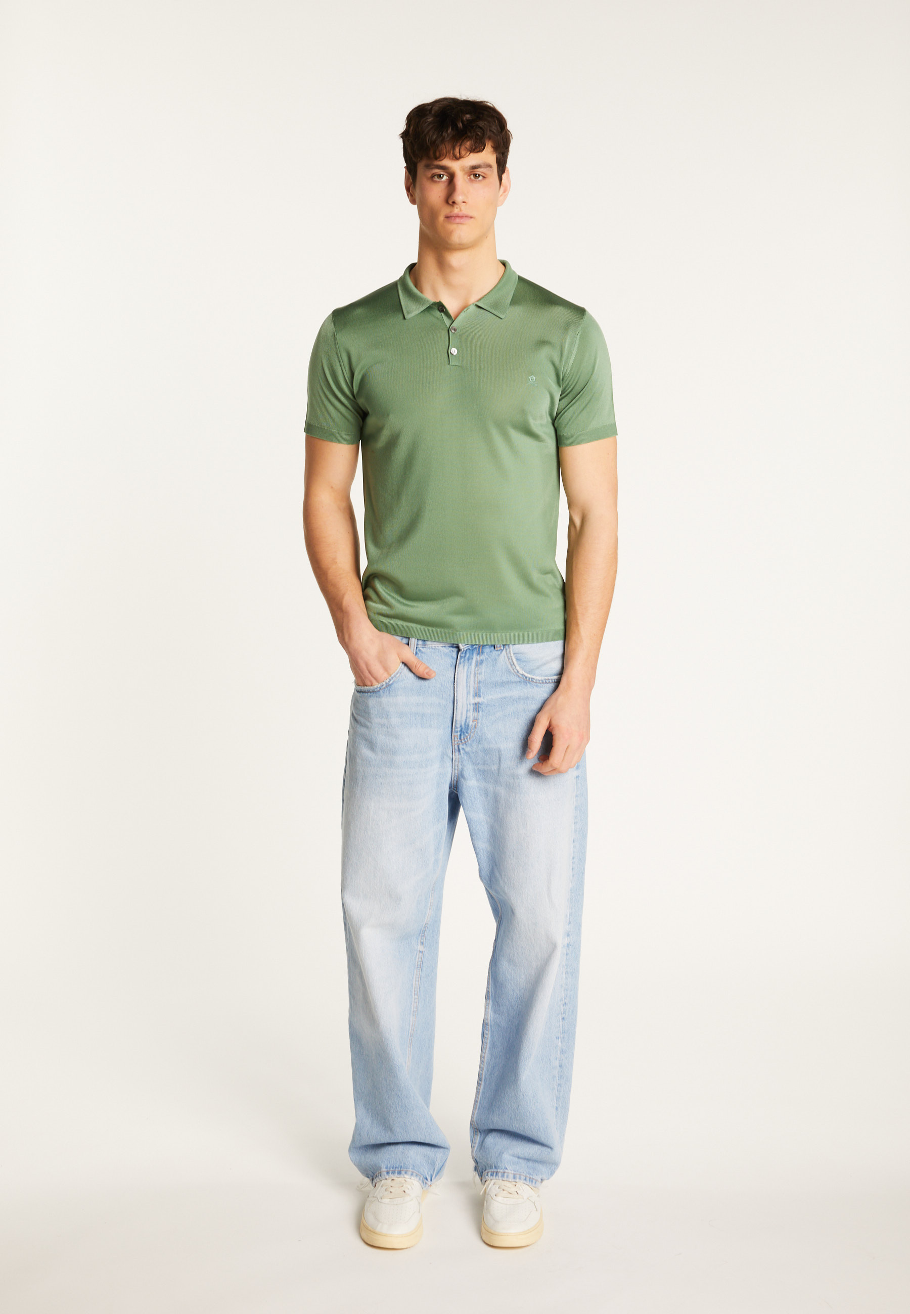 Polo in light thread - Babar