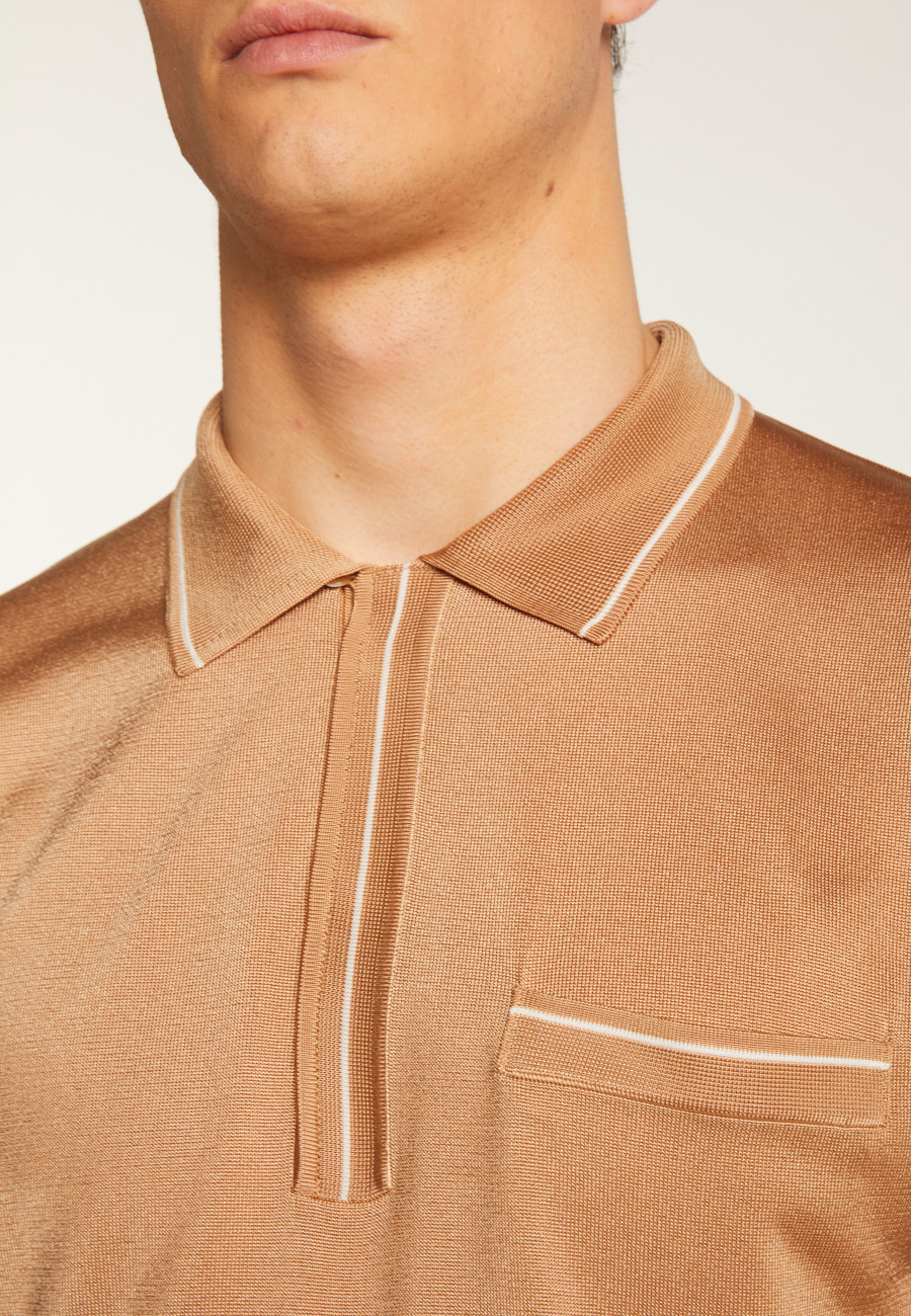 Camisa pólo de fio leve - Montayang