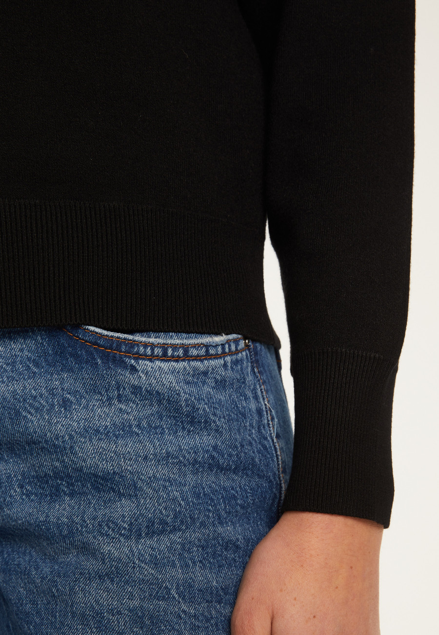 Suéter Wool Blend com zíper - Freya