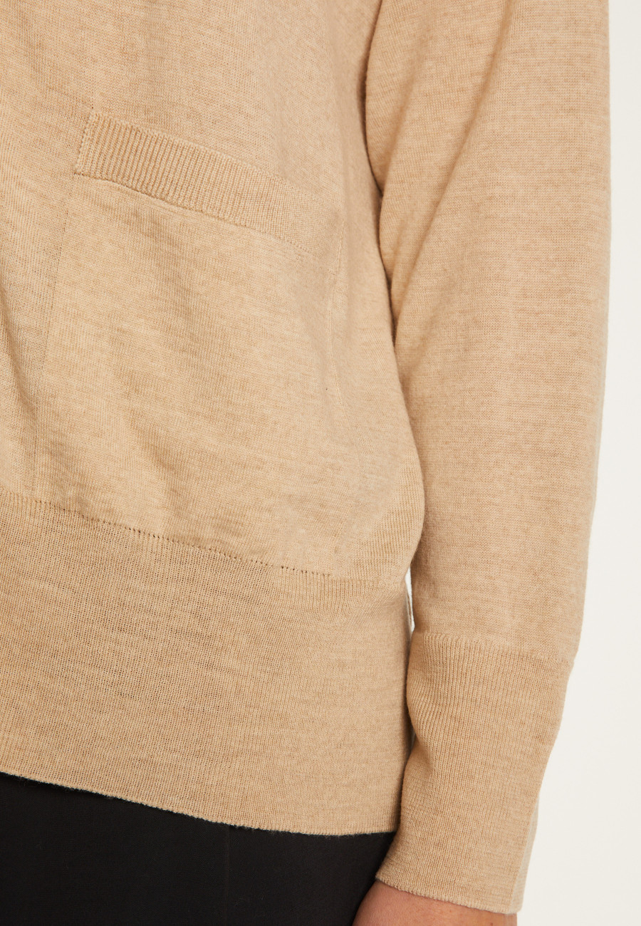 Cardigan de lã merino - Ariella