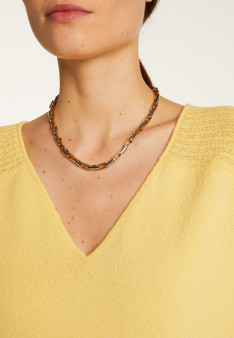 Cotton V-neck T-shirt - Devy