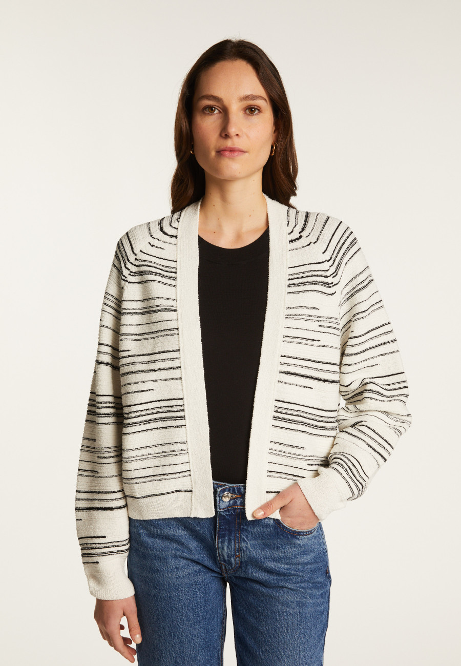 Colete raiado em algodão - Darcy