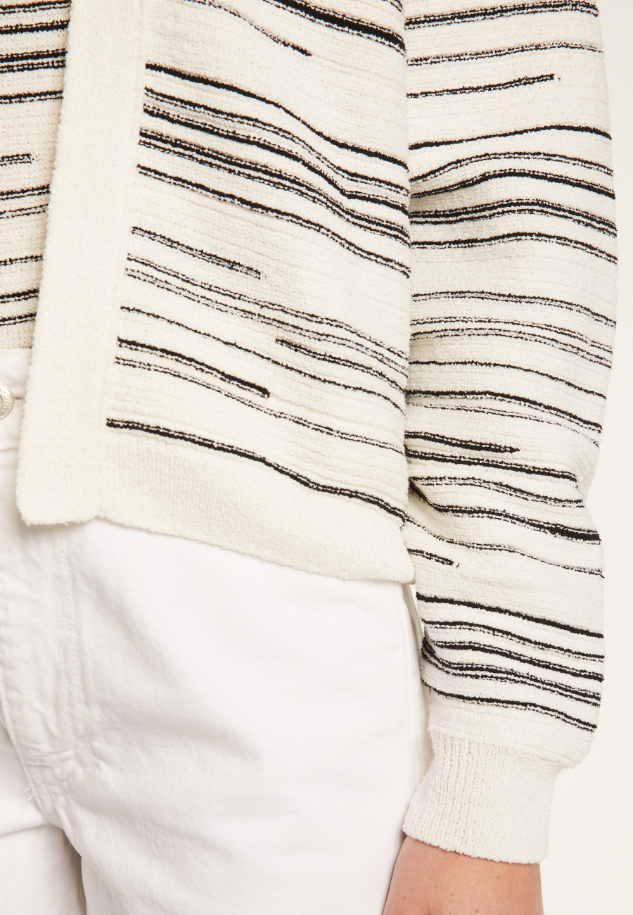 Colete raiado em algodão - Darcy