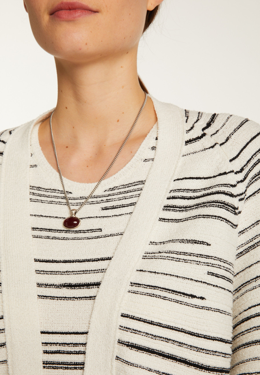 Colete raiado em algodão - Darcy