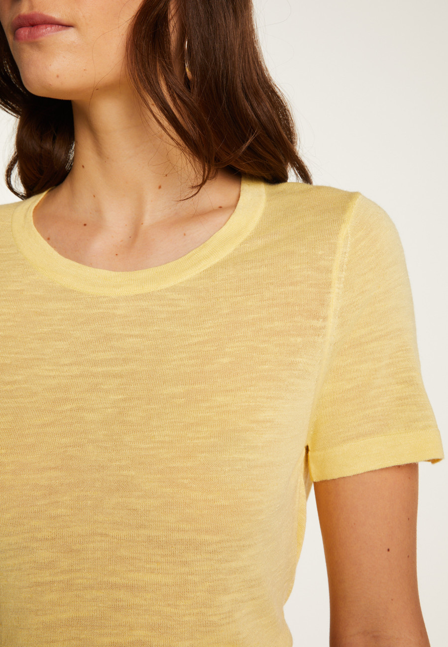 Camiseta de linho Slub - Lucie