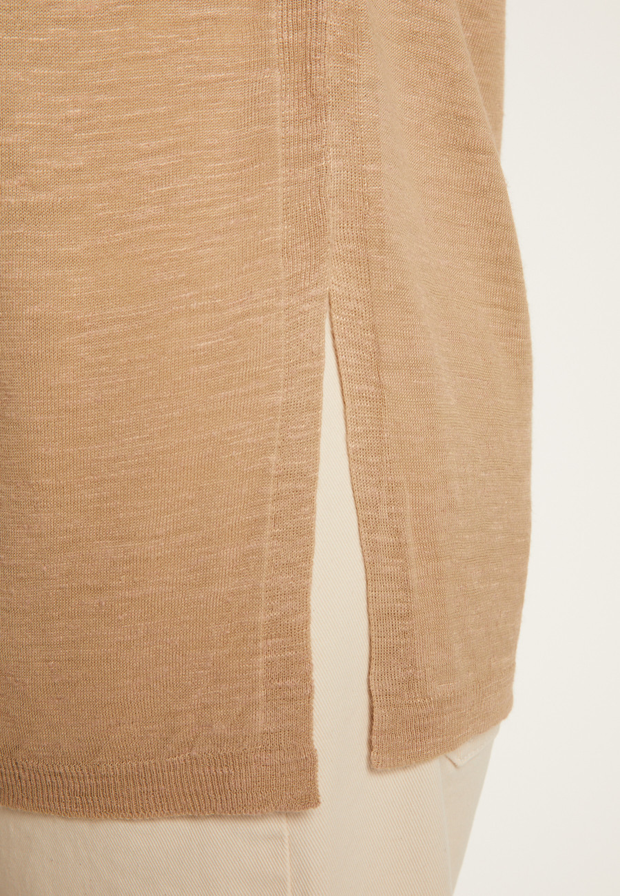 Colete de manga curta em linho - Dara