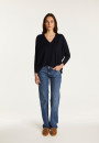 Merino wool V-neck sweater - Boxe