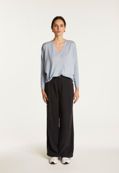 Merino wool V-neck sweater - Boxe