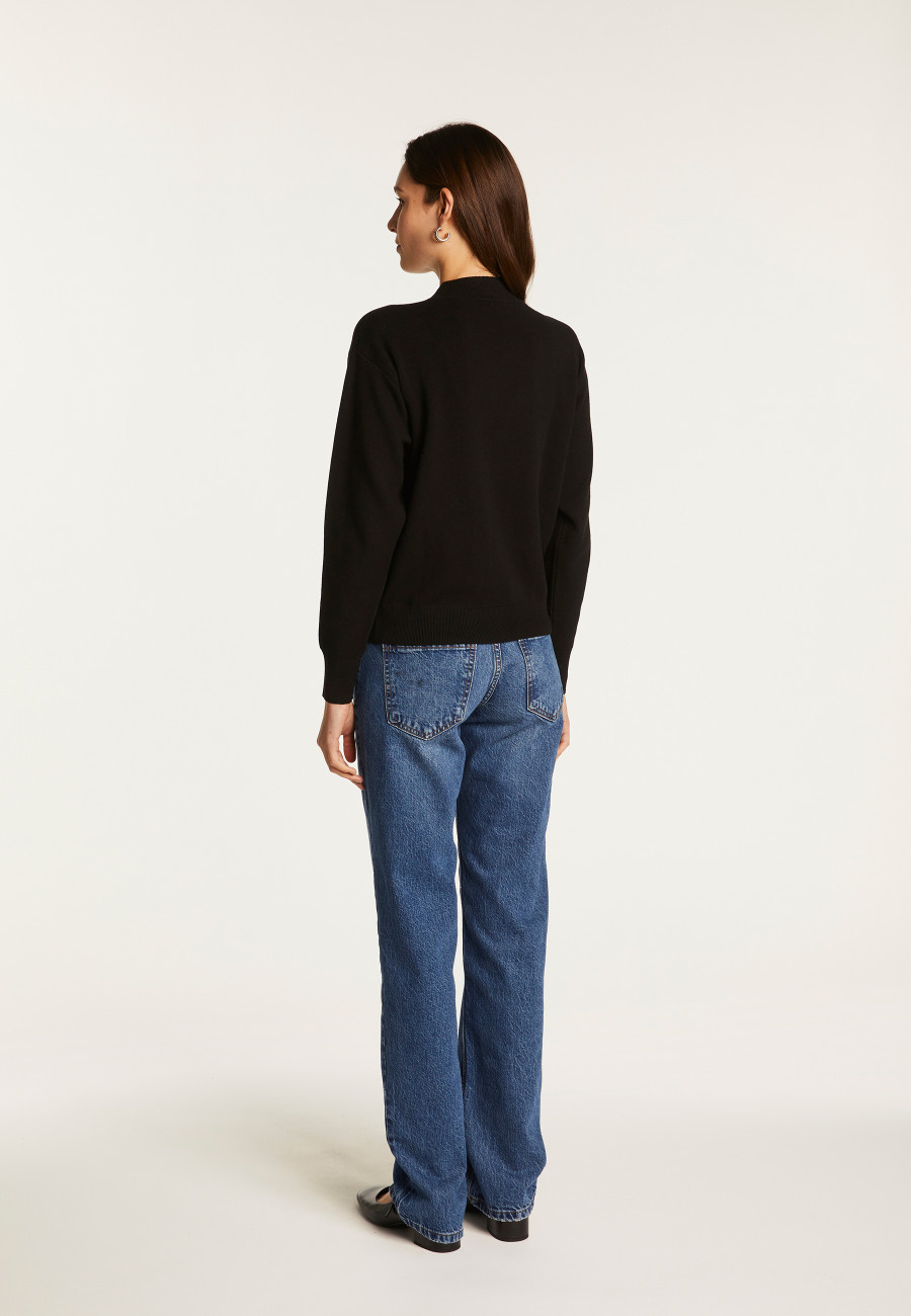 Suéter Wool Blend com zíper - Freya