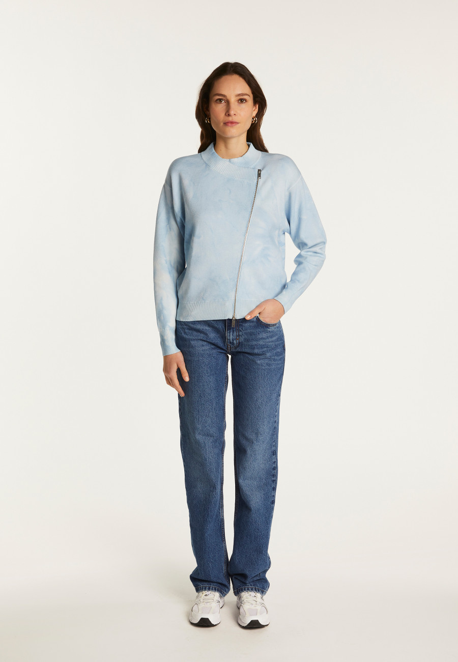 Suéter Wool Blend com zíper - Freya