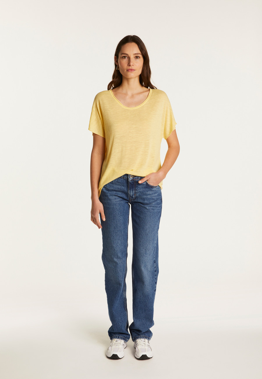 Flamed linen T-shirt - Lola