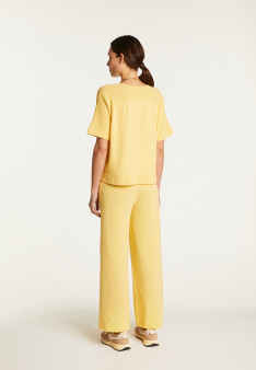 T-shirt col V en coton - Devy