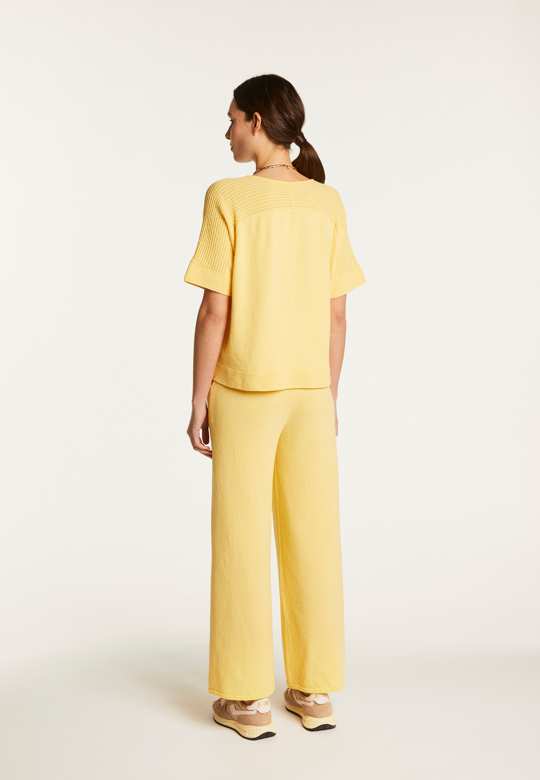 Cotton V-neck T-shirt - Devy