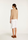 Round neck t-shirt in flamed linen - Domy