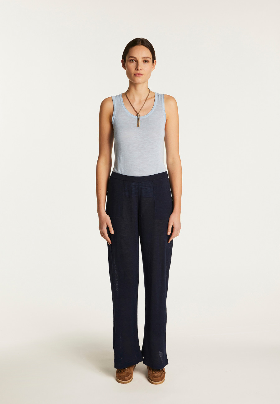 Calça de linho Slub - Debora