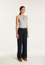 Flamed linen pants - Debora