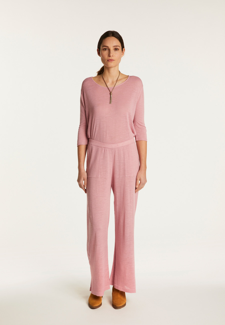 Slub linen pants - Debora