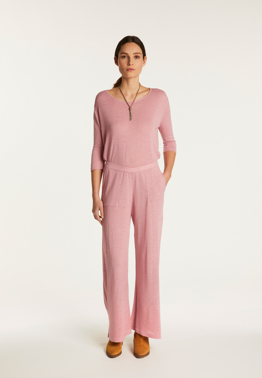 Calça de linho Slub - Debora