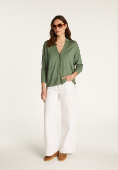 Merino wool cardigan - Ariella
